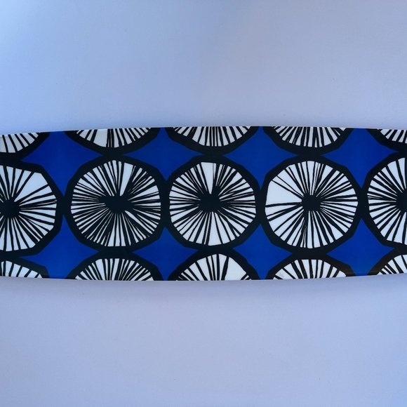 MARIMEKKO for Target NEW Melamine Tray Large Rectangular Blue/Black/White RARE - Picture 3 of 6